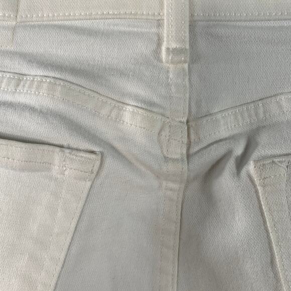 RAG & BONE Size 29 White Cotton Blend Skinny Five Pockets Button Fly Jeans - Picture 5 of 10